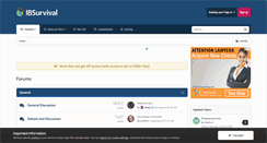 Desktop Screenshot of ibsurvival.com